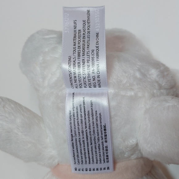 PeekaPets A Boo Bunny white peach Stuffed Animal plush Doll great Gift kids - Picture 5 of 5